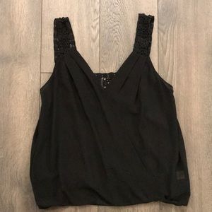 Sheer Black Tank